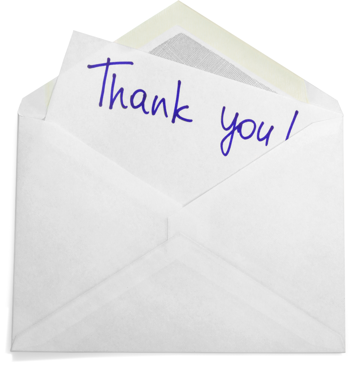 Envelope with Thank You Note